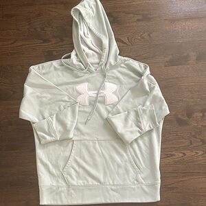 Under Armour light mint green Hoodie with Logo